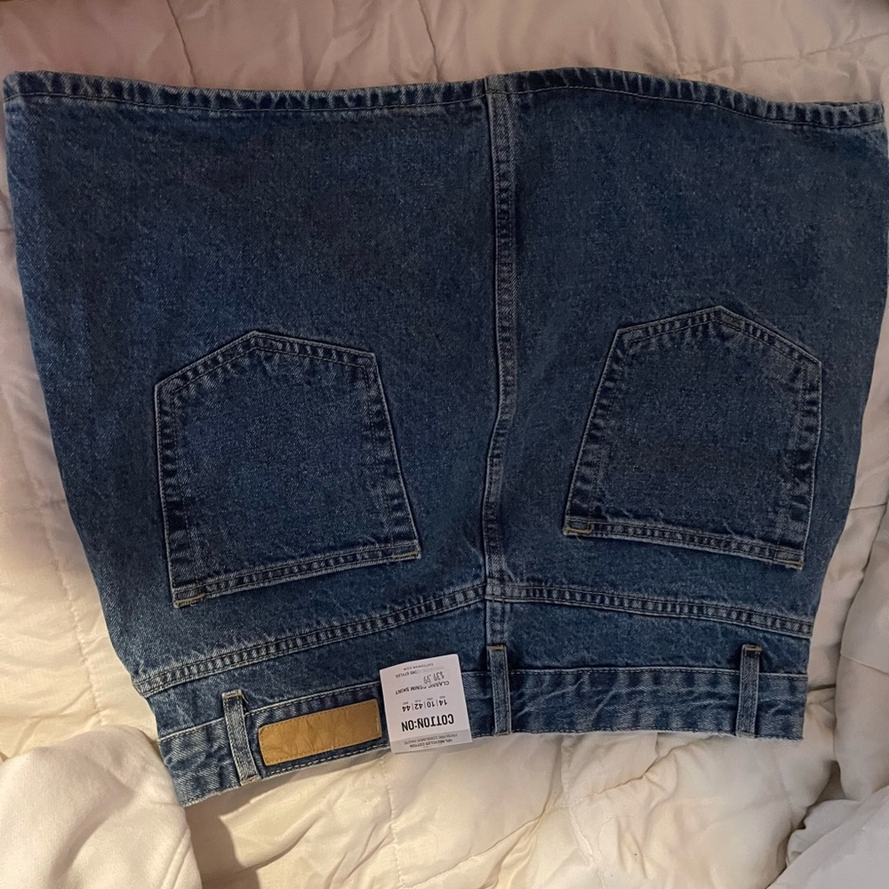 Cotton on jean skirt